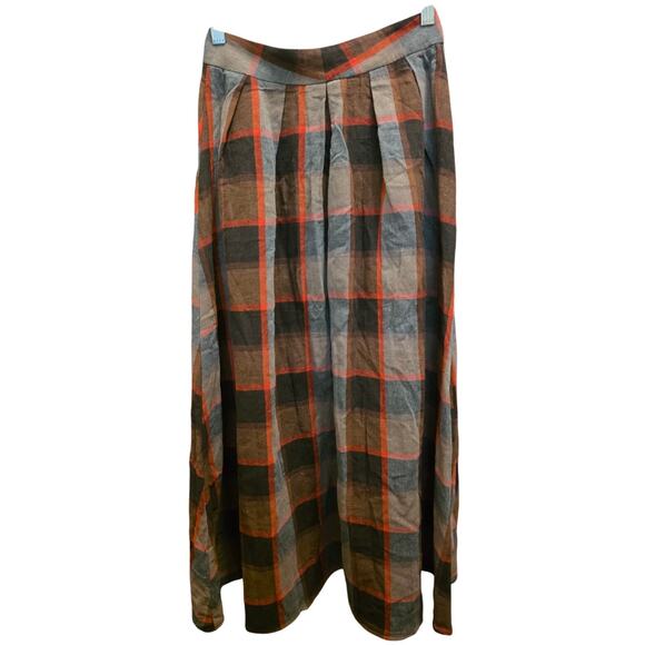 Anthropologie Mare Mare x Anthropologie Full Plaid Skirt Size XS EUC - Picture 5 of 10